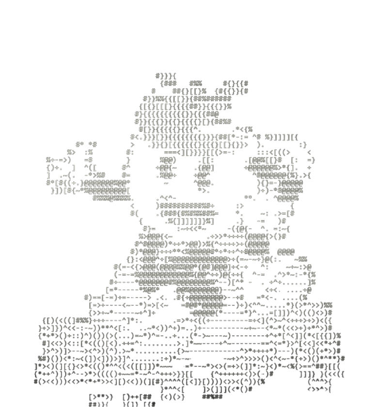 Drippy ASCII Art
